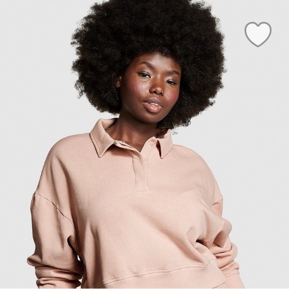 VS PINK polo sweatshirt
